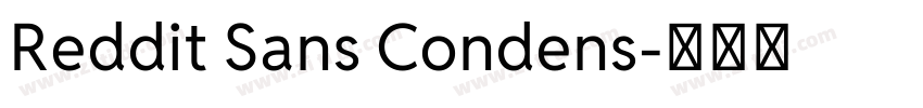 Reddit Sans Condens字体转换